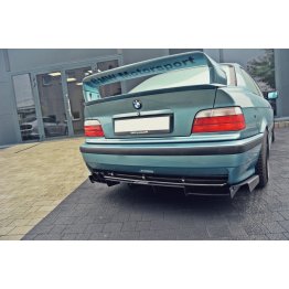 Накладка сплиттер на задний бампер на BMW M3 E36